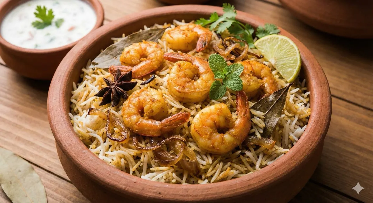 Shrimp Biryani